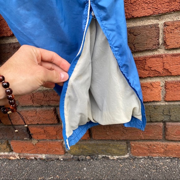 Vtg 90’s Nike Sweatpants Track Pants Lined XL Blue - Picture 9 of 9